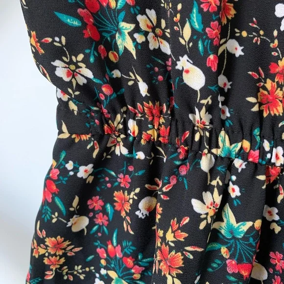 J. Crew Floral Long Sleeve Dress Lined - Picture 5 of 7